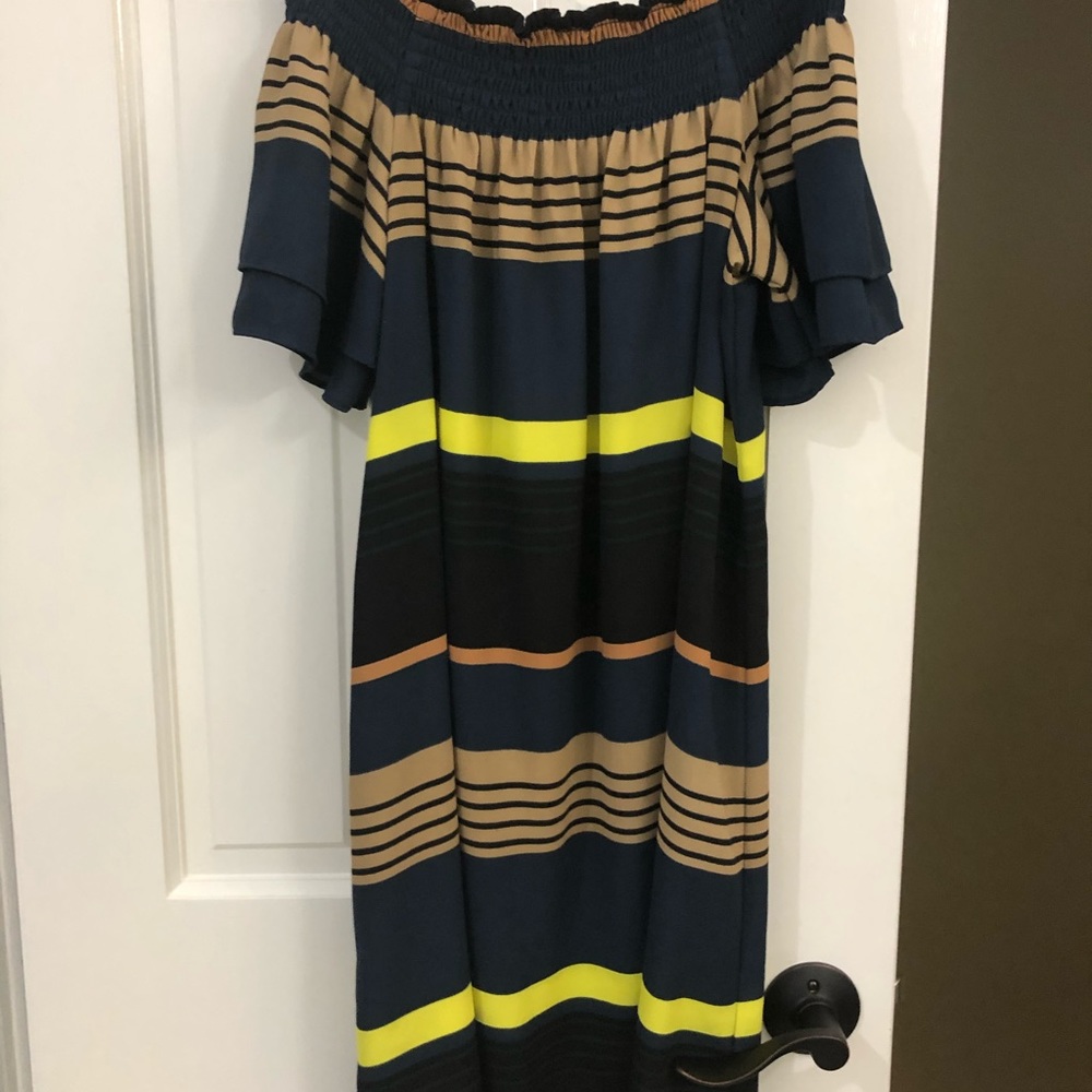 Chelsea and Theodore off shoulder dress-Small